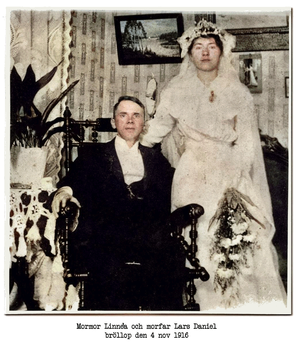 Lars D och Linnea 1916