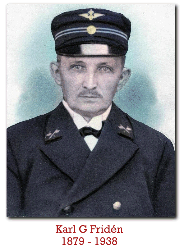 Farfar Karl i SJ-uniform